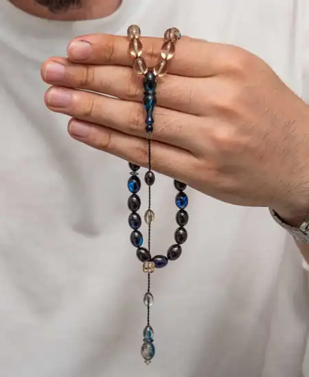 Sıkma Kehribar Tesbih