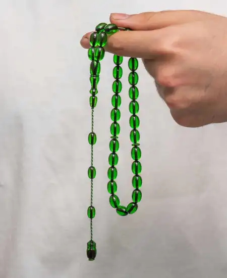 Sıkma Kehribar Tesbih