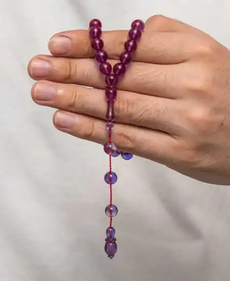 Sıkma Kehribar Tesbih