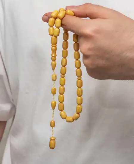 Sıkma Kehribar Tesbih