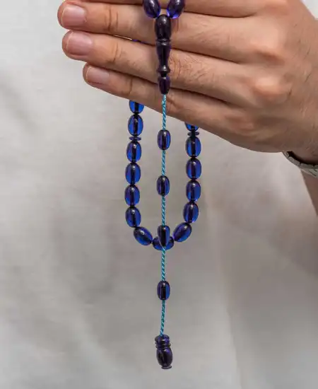 Sıkma Kehribar Tesbih