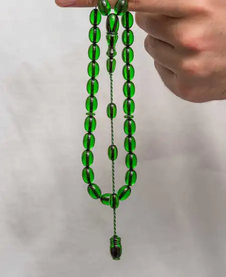 Sıkma Kehribar Tesbih