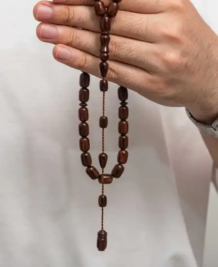 Sıkma Kehribar Tesbih