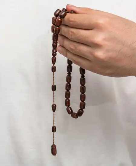 Sıkma Kehribar Tesbih