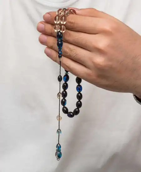 Sıkma Kehribar Tesbih