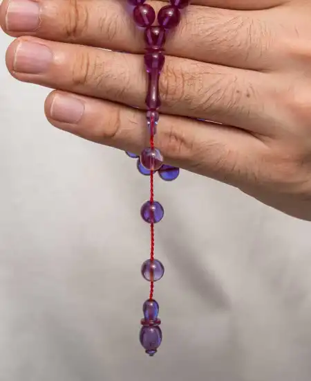 Sıkma Kehribar Tesbih