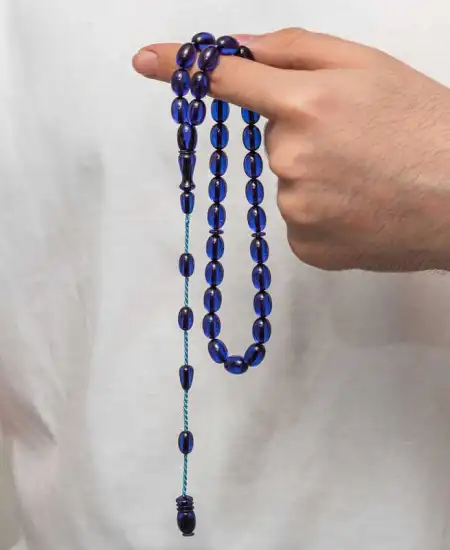 Sıkma Kehribar Tesbih