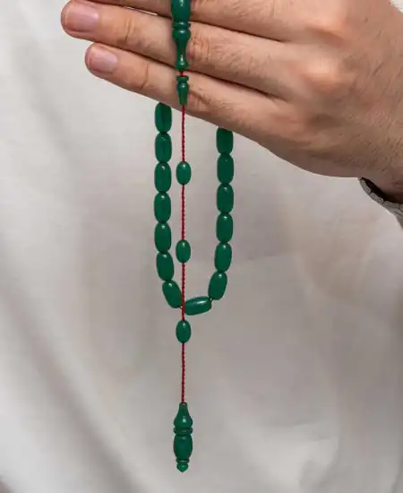 Sıkma Kehribar Tesbih