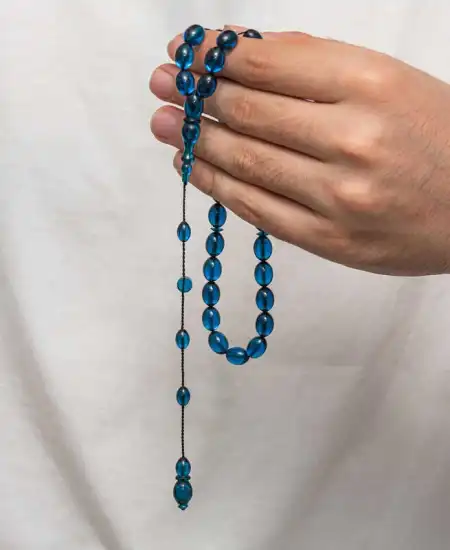 Sıkma Kehribar Tesbih