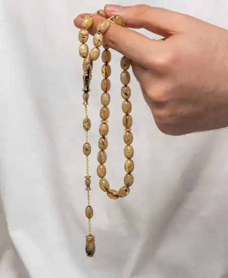 Sıkma Kehribar Tesbih