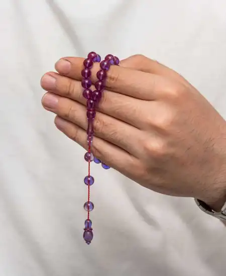 Sıkma Kehribar Tesbih