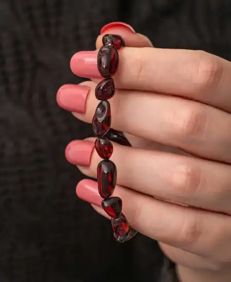 Yetişkin Damla Kehribar Bileklik