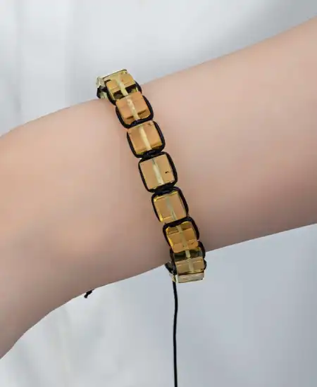 Yetişkin Damla Kehribar Bileklik