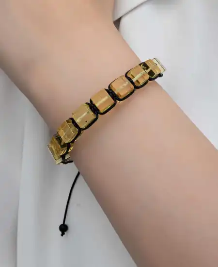 Yetişkin Damla Kehribar Bileklik