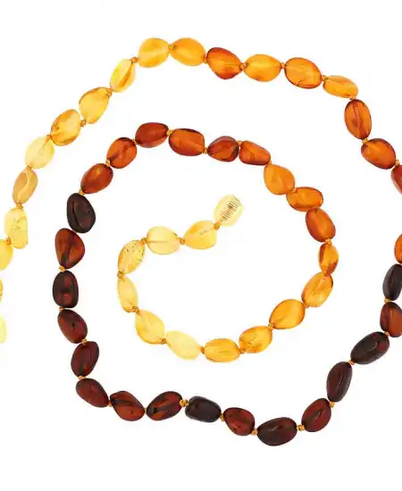 Yetişkin Damla Kehribar Kolye