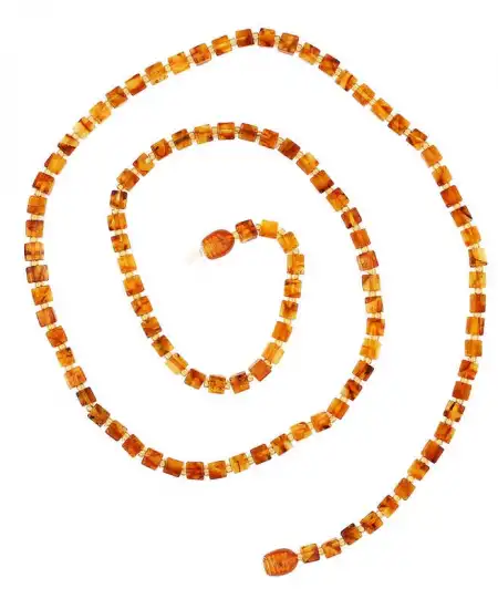 Yetişkin Damla Kehribar Kolye