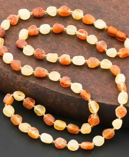 Yetişkin Damla Kehribar Kolye