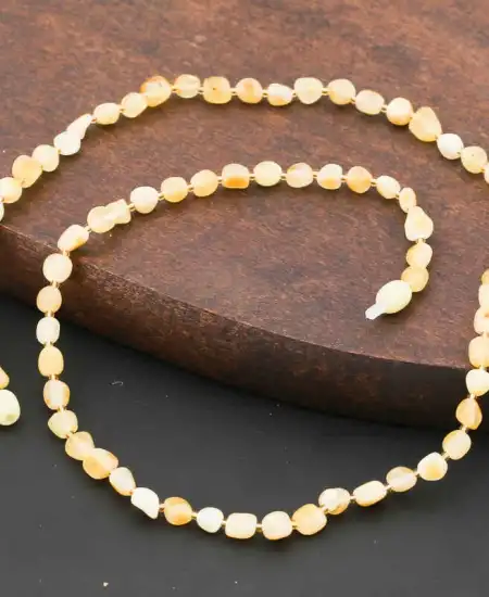 Yetişkin Damla Kehribar Kolye