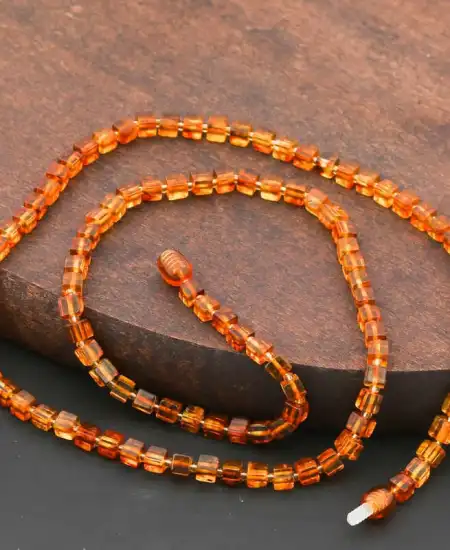 Yetişkin Damla Kehribar Kolye