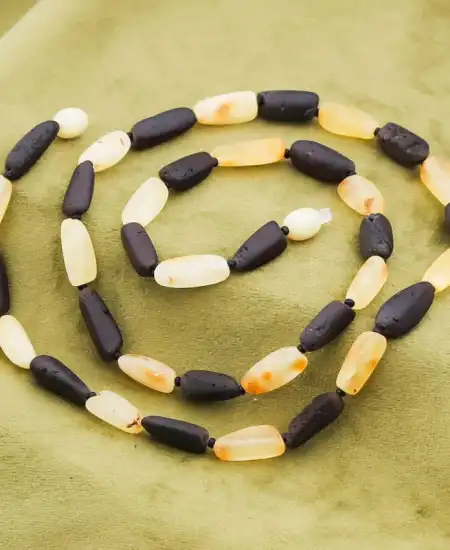 Yetişkin Damla Kehribar Kolye