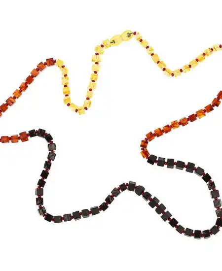 Yetişkin Damla Kehribar Kolye