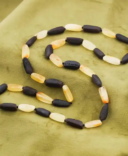 Yetişkin Damla Kehribar Kolye