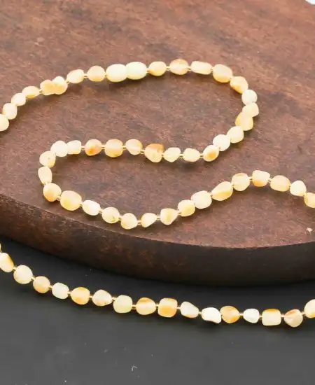 Yetişkin Damla Kehribar Kolye