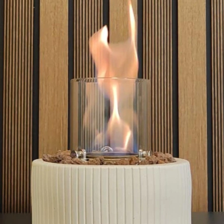 CopArt Alba White Biyoetanol Masaüstü Şömine