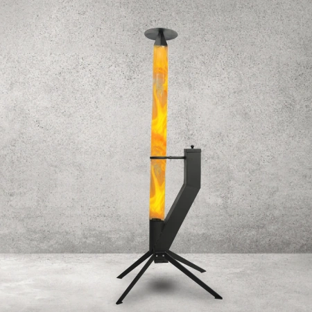 Füze Tip Pelet Sobası/Alev Lambası