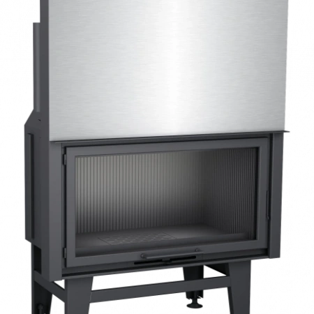 Macroflam 105cm Düz Odunlu Asansör Kapaklı Şömine