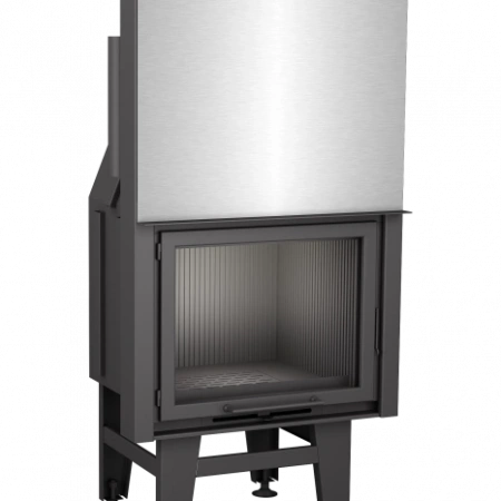 Macroflam 75cm Düz Odunlu Asansör Kapaklı Şömine