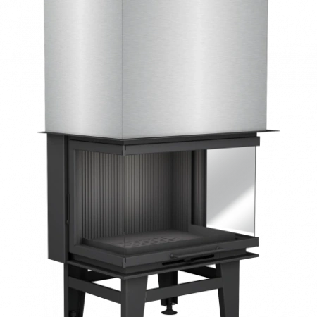 Macroflam 75cm U Tip Odunlu Asansör Kapaklı Şömine