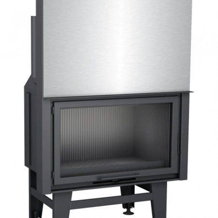 Macroflam 95cm Düz Odunlu Asansör Kapaklı Şömine