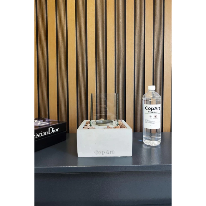 CopArt Quadrata Biyoetanol Masaüstü Şömine