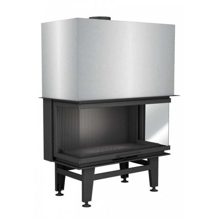 Macroflam 105cm U Tip Odunlu Asansör Kapaklı Şömine