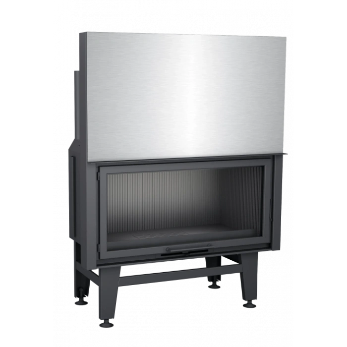 Macroflam 115cm Düz Odunlu Asansör Kapaklı Şömine