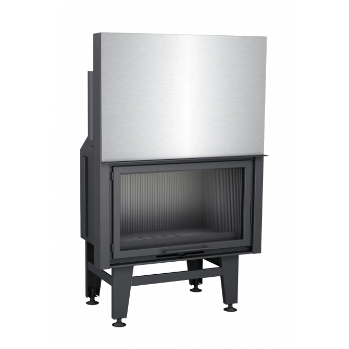 Macroflam 95cm Düz Odunlu Asansör Kapaklı Şömine