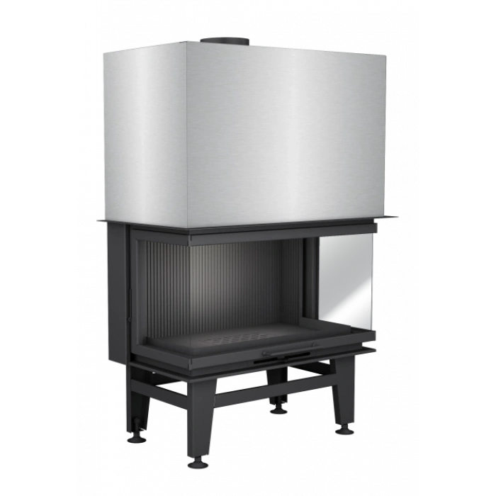 Macroflam 95cm U Tip Odunlu Asansör Kapaklı Şömine