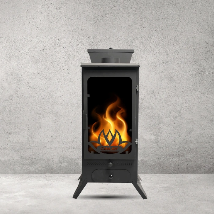 Pelet Soba Şömine 3 Camlı