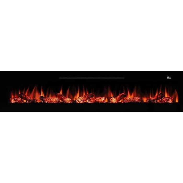 Zaya Pagla 240cm Renkli Isıtmalı Bluetooth lu Elektrikli Şömine