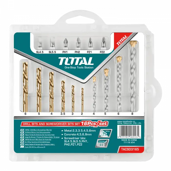 16 lı Matkap Ucu ve Bits Seti