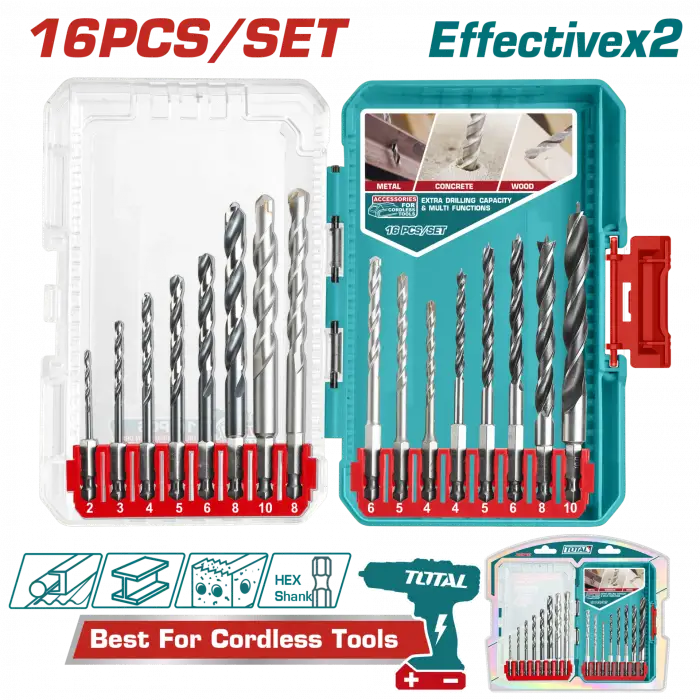 16 PARÇA MATKAP UCU SETİ