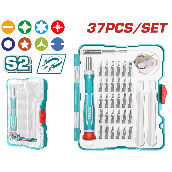 37 PARÇA BİTS UÇ TORNAVİDA SETİ