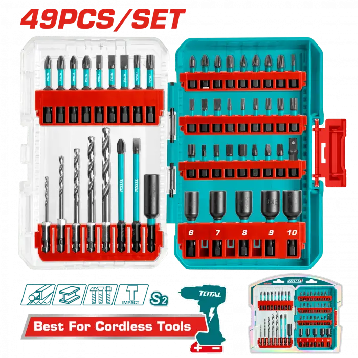 49 PARÇA DARBELİ BİTS UÇ SETİ