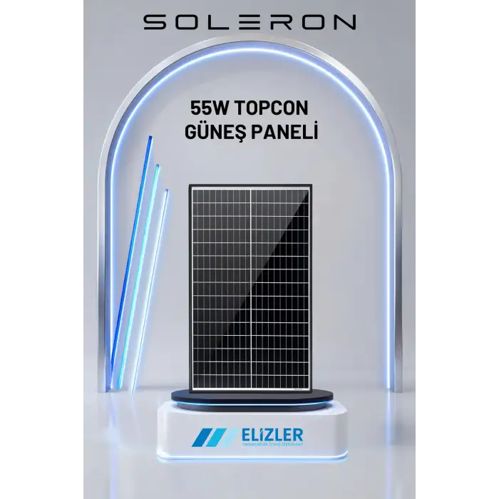 55W TOPCON GÜNEŞ PANELİ