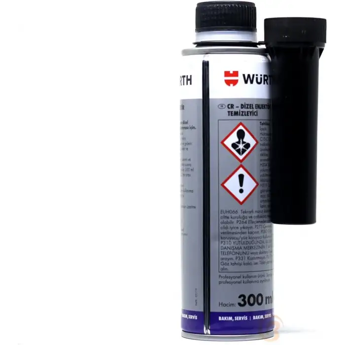 WÜRTH DİZEL YAKIT SİSTEM.VE ENJEKTÖR TEM.300ML