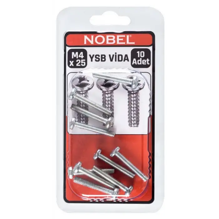 FIX YSB VİDA (M4) 25 MM 10 LU