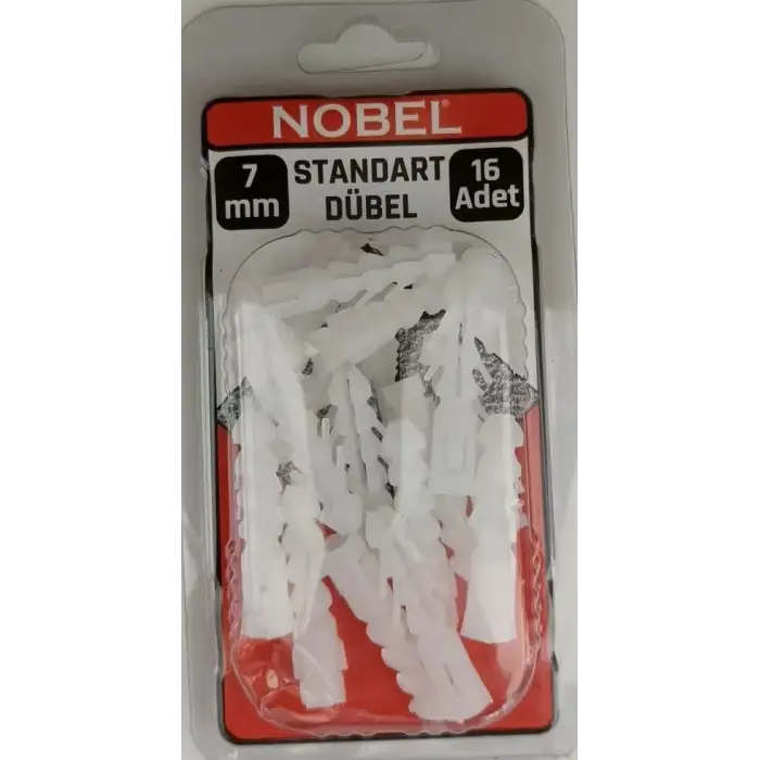 FIX PLASTİK DÜBEL STANDART 7 MM 16 LI