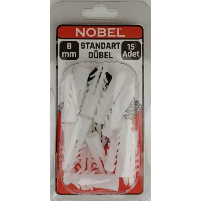 FIX PLASTİK DÜBEL STANDART 8 MM 15 Lİ