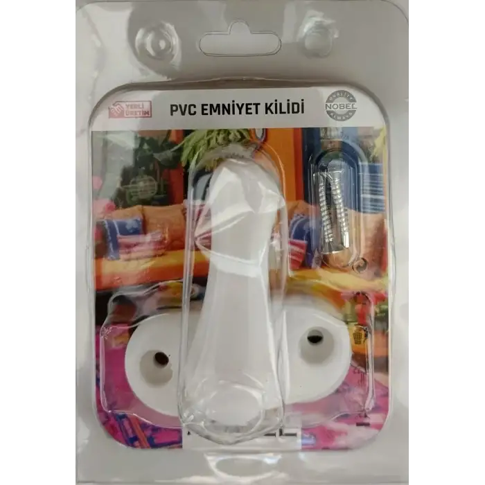 FIX PVC EMNİYET KİLİDİ PLASTİK BEYAZ 1 AD